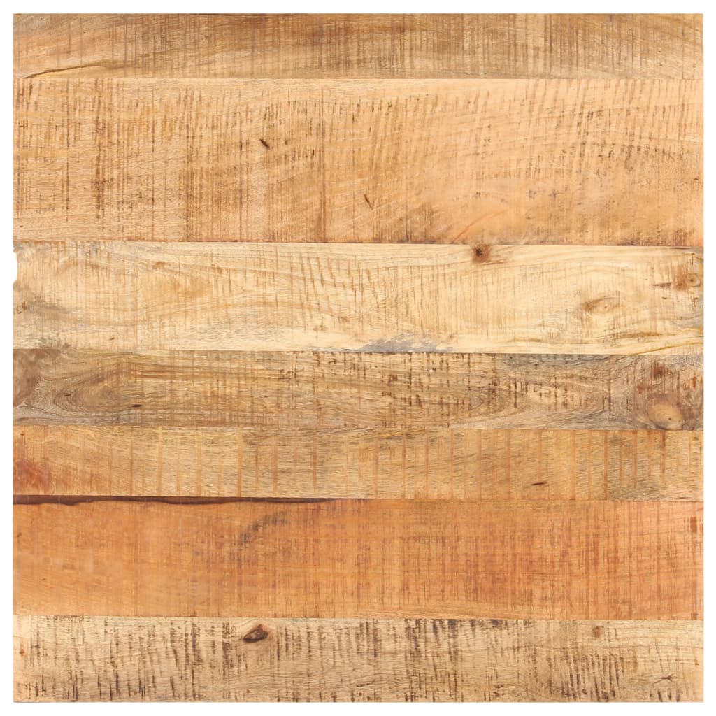 Bistro Table Square 80 x 80 x 75 cm Rough Mango Wood