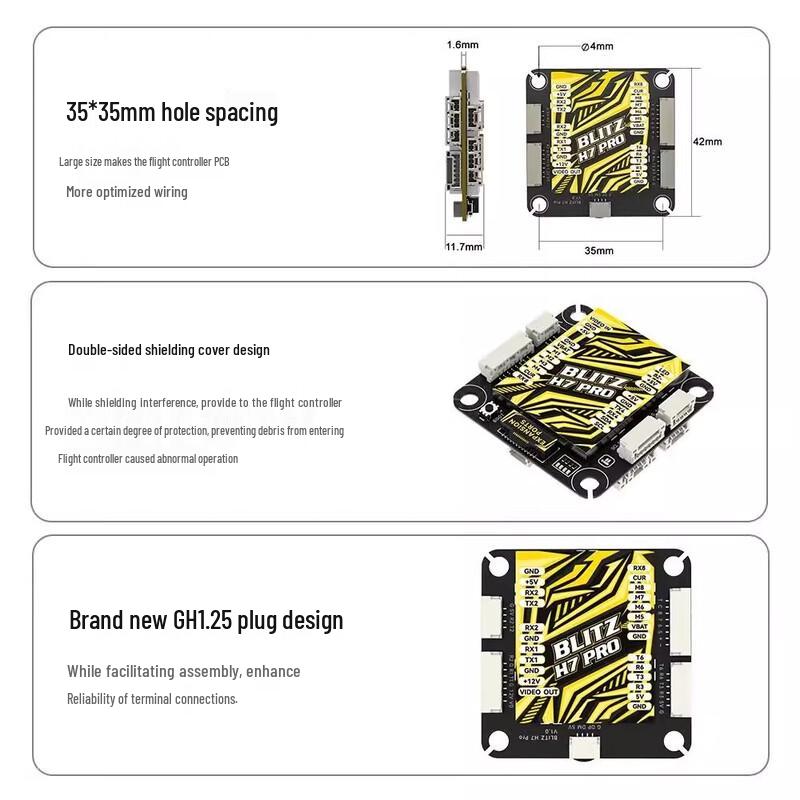 IFLIGHT BLITZ H7 PRO Flight Controller & E80 ESC for FPV Drones (CN version)