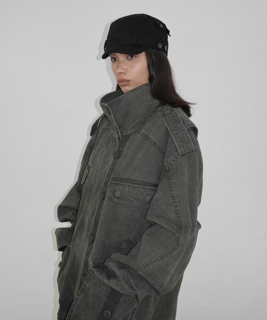 Sandric Vintage Field Jacket_Khaki