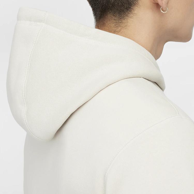 Nike Худи пуловер с логотипом Club Fleece для мужчин худи Светло-полное-дерево-коричневый FN3105-104