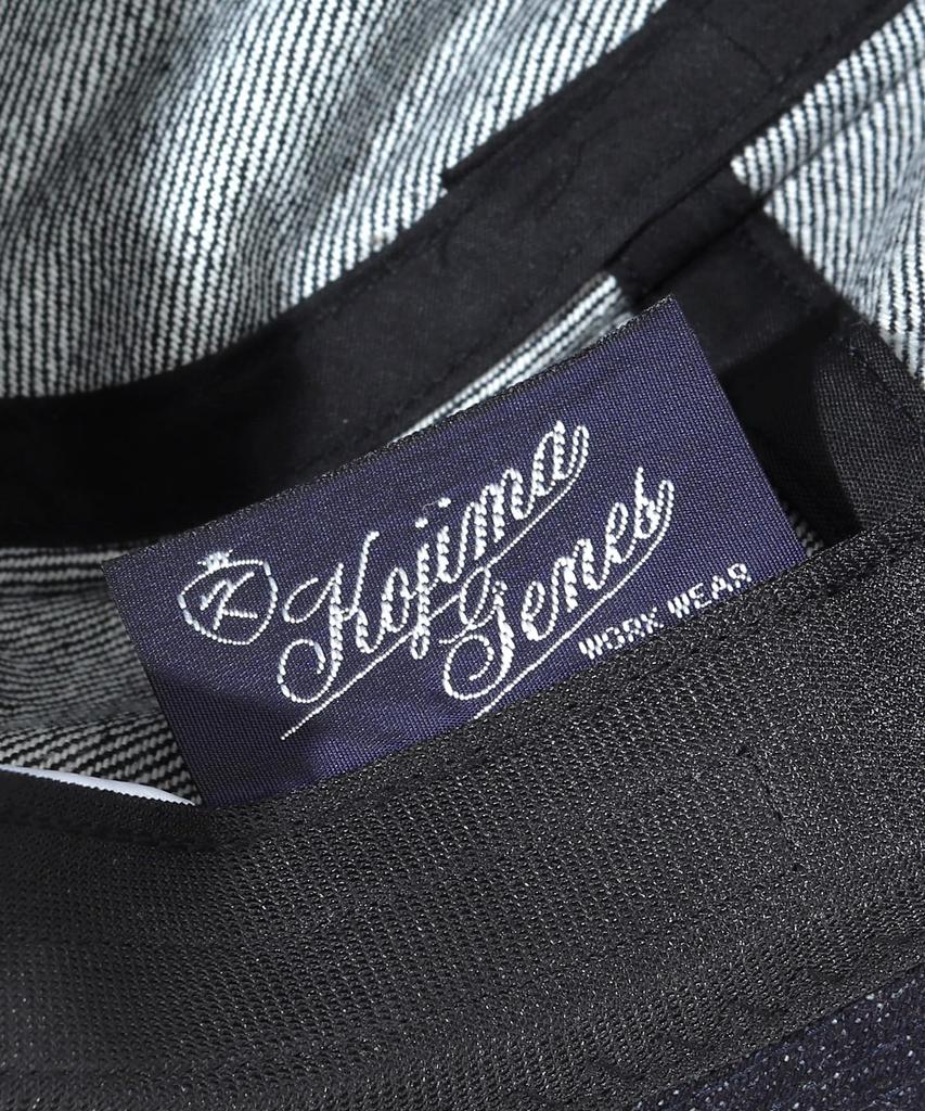 Kojima Genes Pork Pie Hat, Black Denim, Classic Ska & Jazz Style, Adjustable, Made in Japan Okayama, RNB-9045