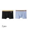 2 PCS Men's Cotton Underpants Teenager Underware Homme Boxers Thermal Shorts Sexy Lingerie Boxer Antibacterial Panties