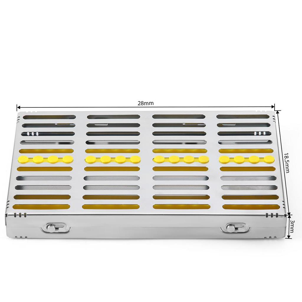 Стойка для стерилизации зубов Хирургическая автоклавируемая стерилизационная коробка Стоматологическая кассета Файл Боры Дезинфицирующий лоток Лабораторные инструменты