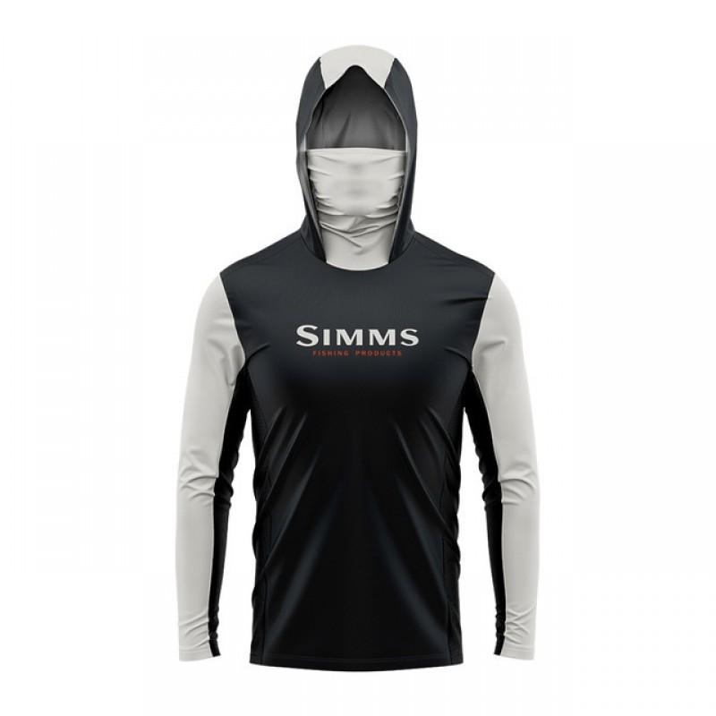 Mens Quick-Dry Hooded Fishing Shirt With Face Cover UV Protection Long Sleeve Lightweight Breathable Outdoor Gear