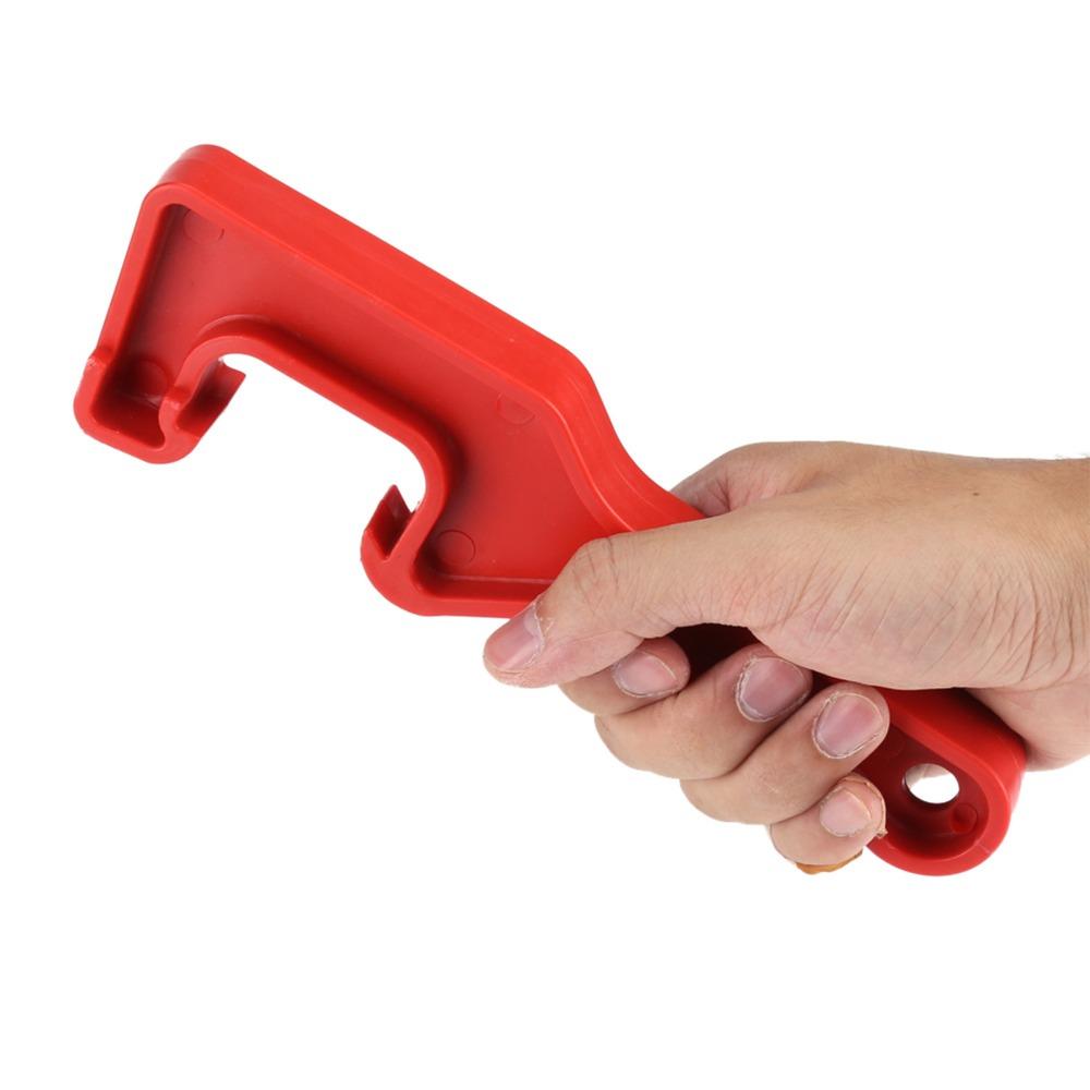 6pcs Effortless Opening Plastic Bucket Opener PVC Paint Can Opener Universal Bung Wrench Garage