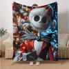 1Pc Christmas Nightmare Before Blanket Soft And Comfortable Casual Warm Camping Travel Christmas Halloween Gift M921446