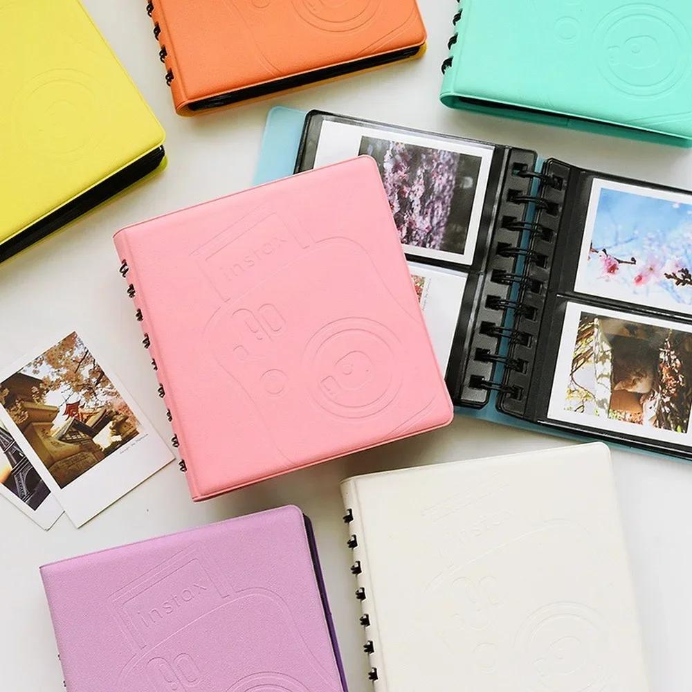 Мини Альбом для Мгновенных Фотографий Чехол для Фотографий для Пленки Instax 7s 8 25 50s 70 90 68 Карманов