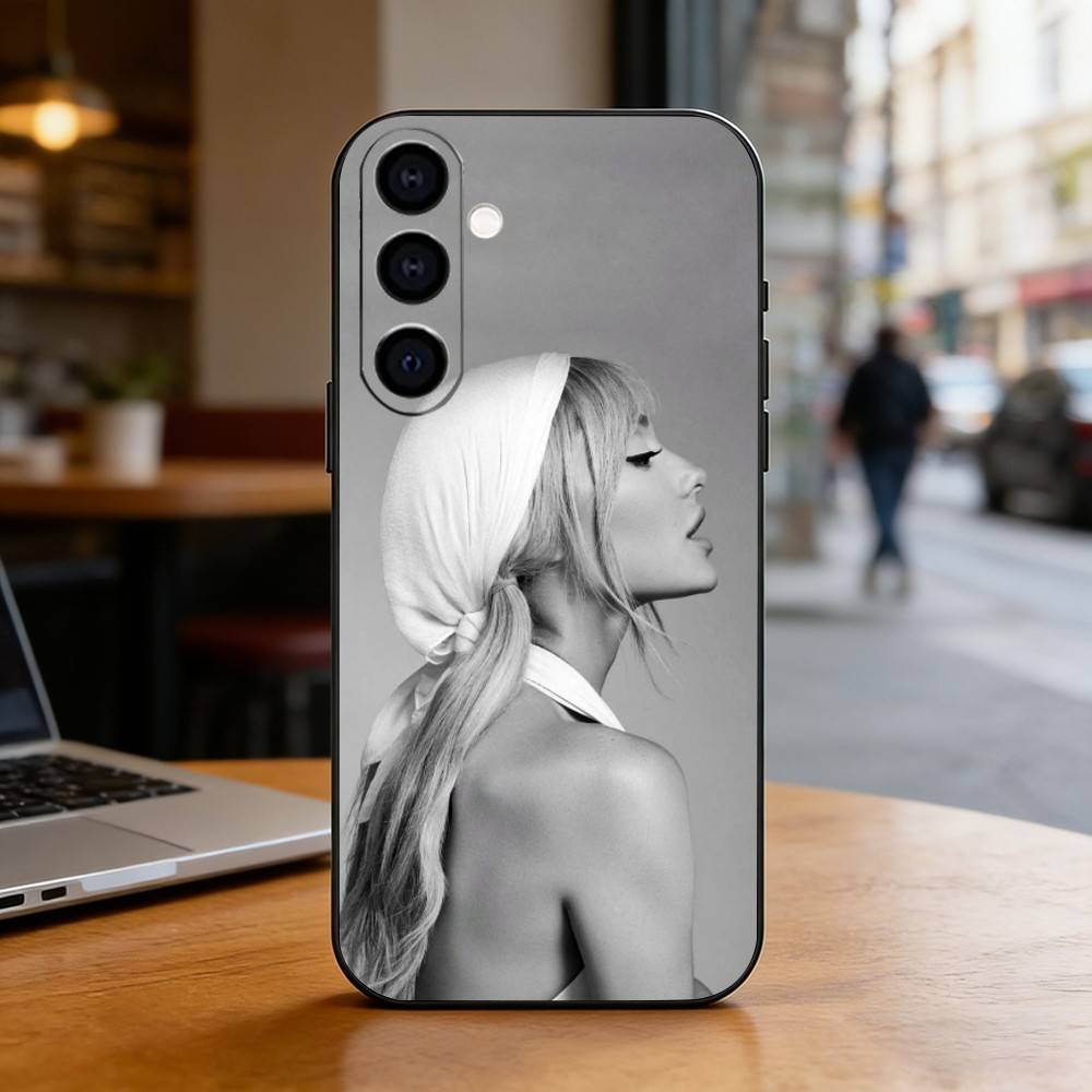 Чехол для телефона Ariana Grande для Samsung Galaxy A73, A72, A71, A70, A53, A52, A51, Мягкий силиконовый черный чехол