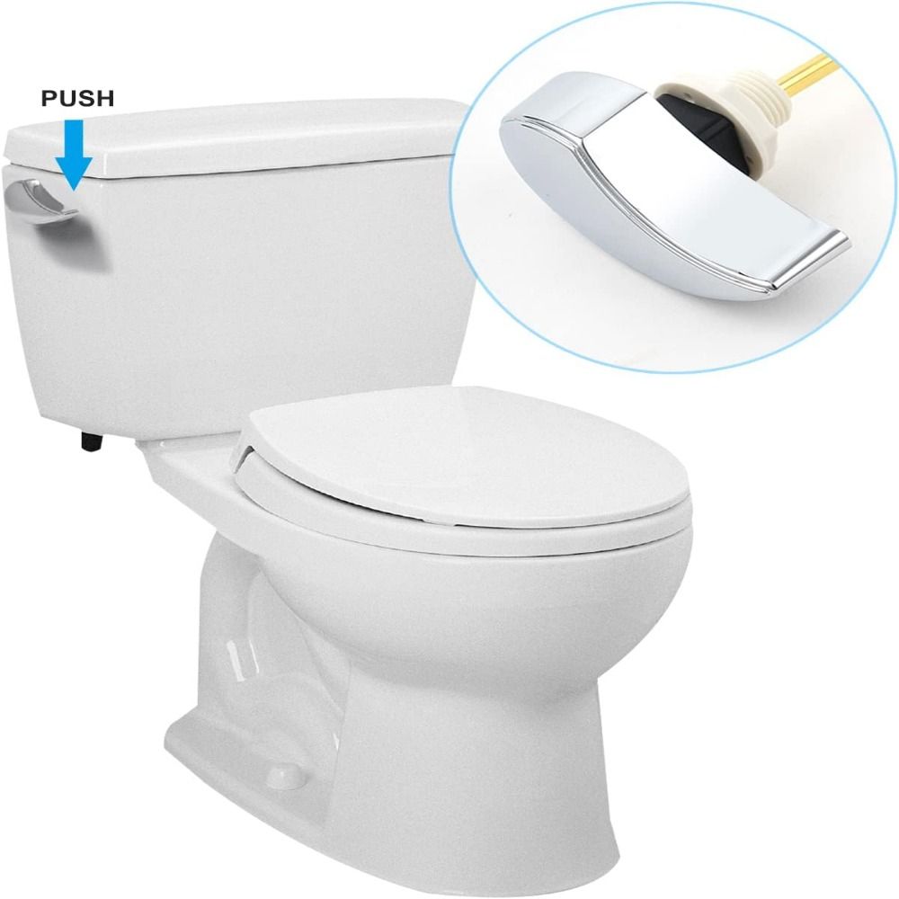 Copper Lever Toilet Handle Replacement Parts Universal Toilet Repair Handle with Nut Home