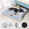 1pc Extra Large Fleece Lined Dog Bed & Cat Mat - Thickened Comfortable Warm Polyester, Easy To Remove & Washable