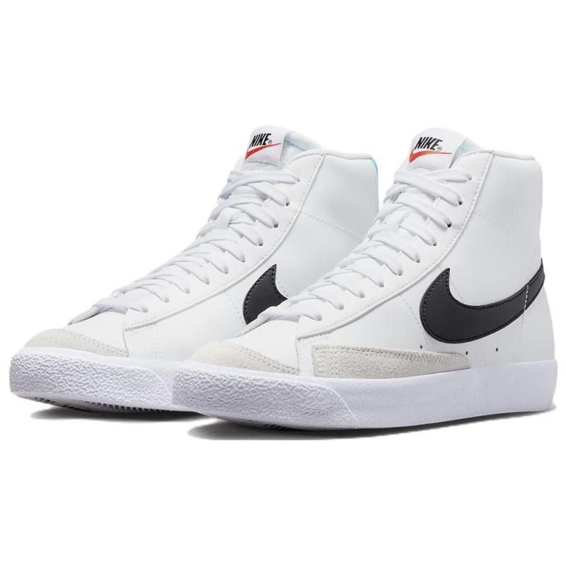Nike Кроссовки Blazer Mid White Black Photo Blue GS DA4086-108