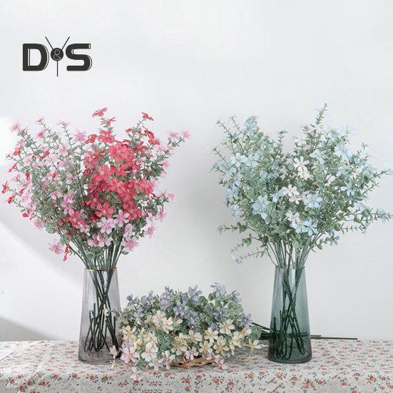 Искусственная шелковая ткань, имитация цветка, легкий уход, креативная мини-искусственная орхидея, зеленое растение