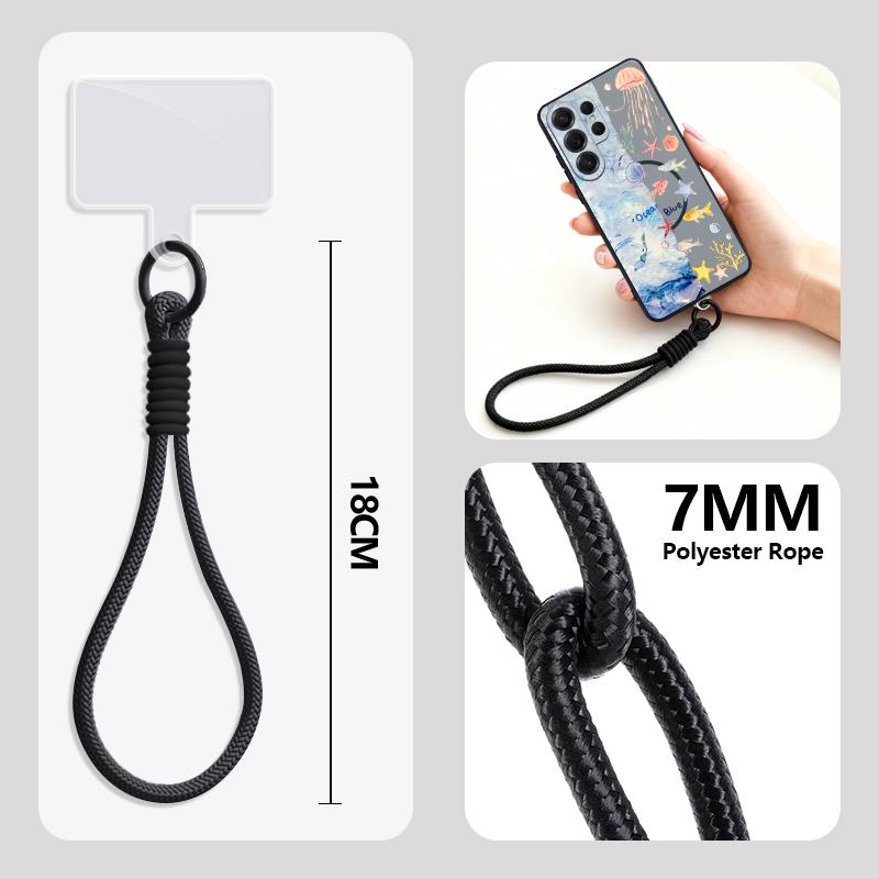 Чехол с рисунком ракушек и морских обитателей для Samsung S26 Ultra S25 FE S24 S24 Plus A57 A37 A17 A56 A36 A16 A55 A35 A15 A54 5G, Гибридный Магнитный Матовый Чехол