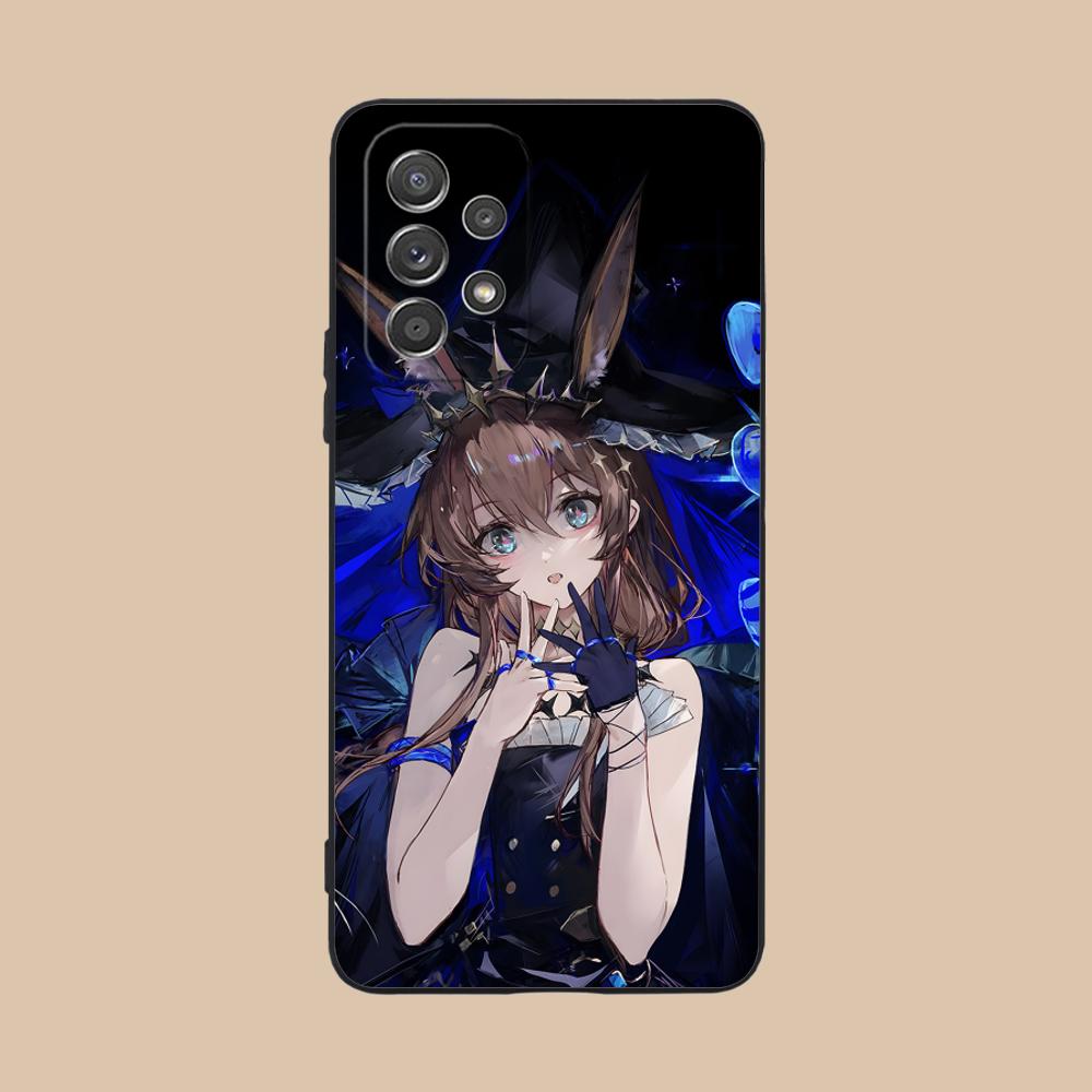 Arknights Amiya Mobile Phone Case for Samsung Galaxy M55 54 42 35 34 33 32 23 22 15 14 13 12 F55 5G Colour Protective Pretty