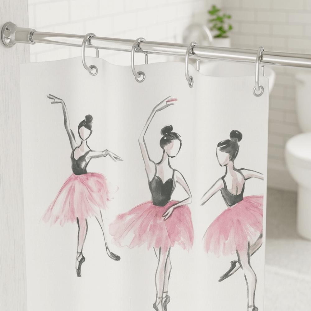 24Pcs Clear Shower Curtain Rings Removable Shower Curtain Hooks  Shower Installation