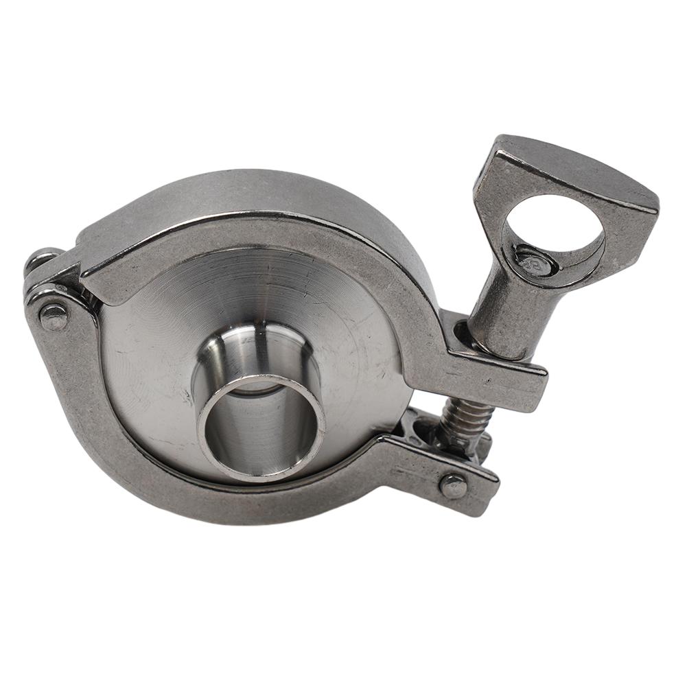 Фитинги для труб диаметром 19–102 мм, обжимное кольцо SS304, санитарная сварка