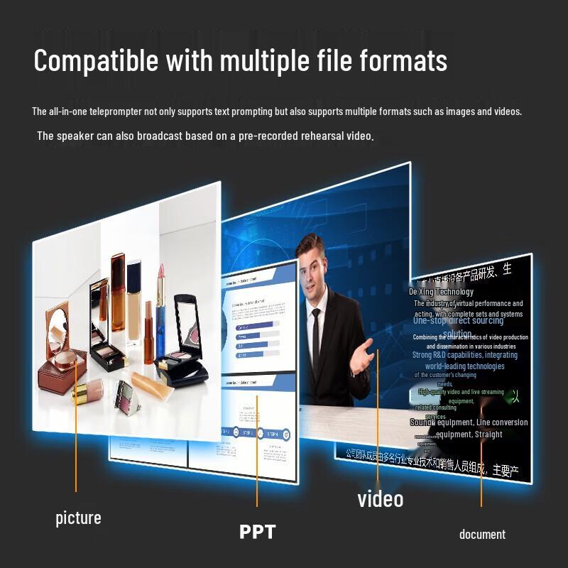 JiaShiYing WJ-22X Professional Portable Teleprompter