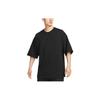 Nike Solid Color Logo Pullover Short Sleeve Crew Neck T-Shirt Men Tops Black FB9767-010