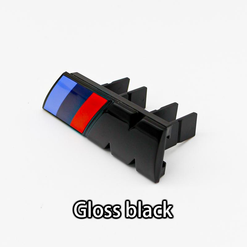 ABS 3D Car Front Grille Badge Emblem For BMW M Logo X1 X2 X3 X4 X5 X6 F48 G01 E84 E83 F39 F10 F30 G11 G07 G86 G80 G60 E60 E46