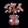 Handmade Natural Aventurine Bonsai Feng Shui Decor Gemstone Healing Tree Small Crystal Trees  Women