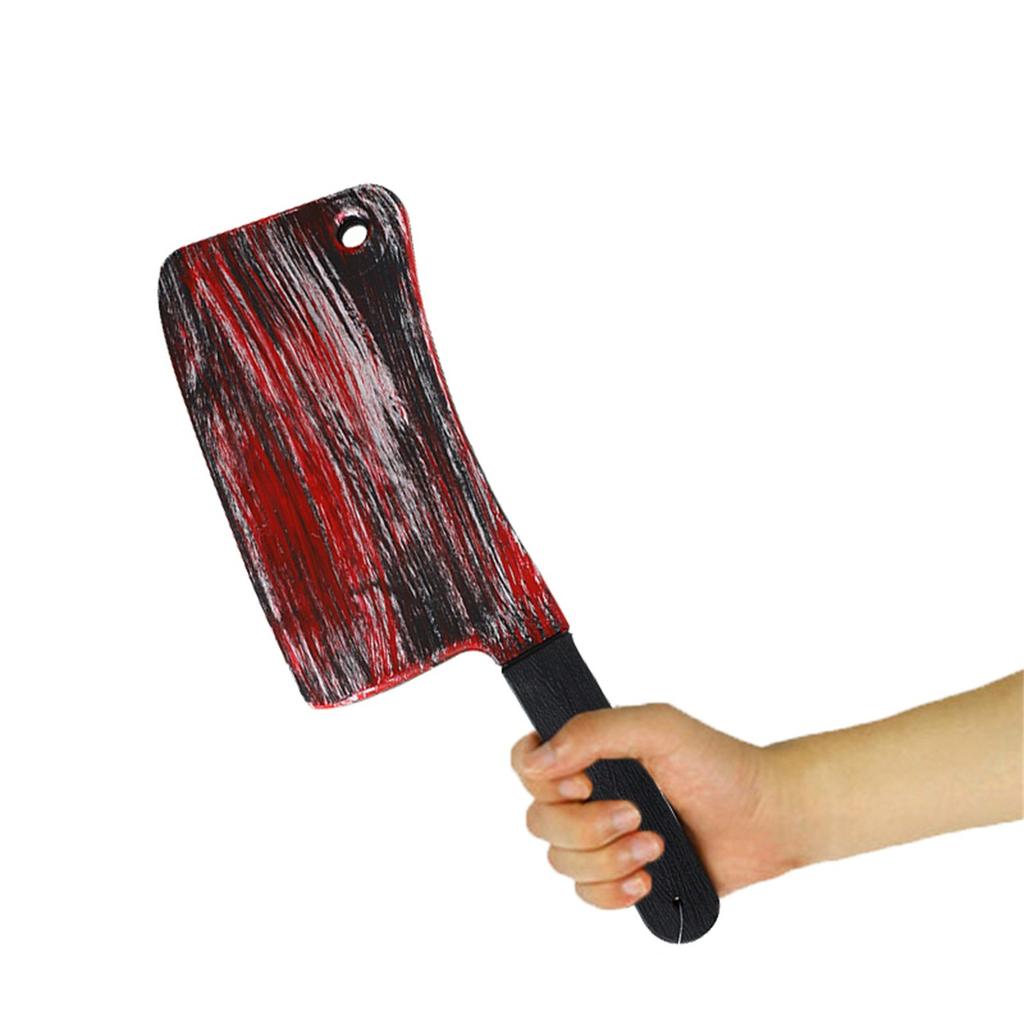 Bloody Halloween Weapons, Knife, Axe, Chainsaw,Cleaver And Sickle Halloween Props Party Decoration For Halloween BloodyFake Toy Props