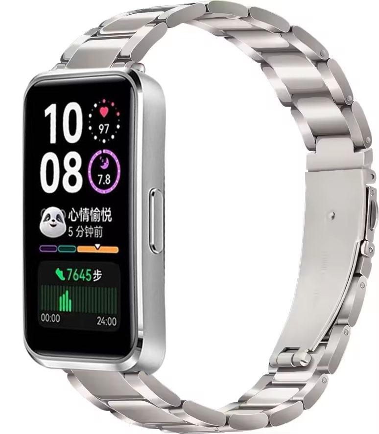 Металлический ремешок для Huawei Band 10 9 8 Умные часы Нержавеющая сталь Сменный браслет Наручный ремешок Для Huawei Band 8/9/10 Аксессуары