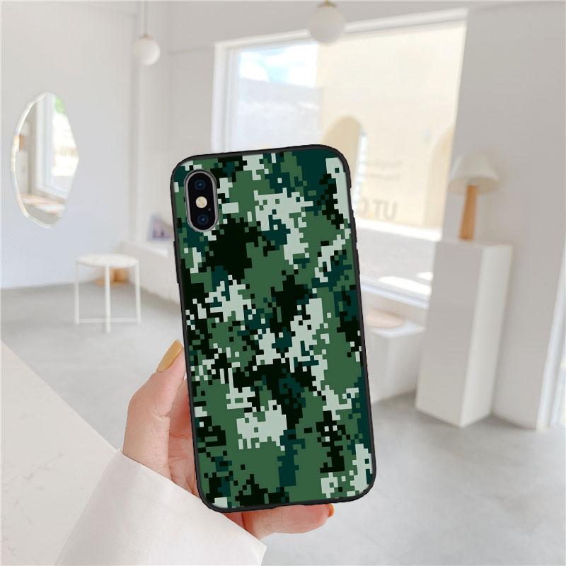 LO18 Камуфляжный мягкий чехол для телефона Samsung Galaxy S20 S21 S22 Ultra FE + Plus A21S A22 A24 A25 A26 A30 A30S A31