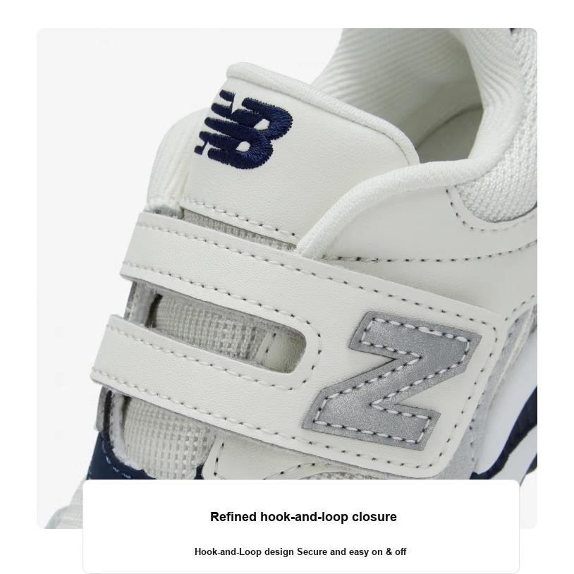 New Balance Nb 530 Удобные прочные низкие прогулочные туфли Детские туфли Белые Серые KV530SRI