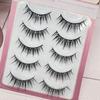 Japanese Cosplay Manga Anime Lashes Dramatic Wet Spiky Lashes Doll Strip Lashes  for Women