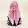 Printed Square Scarf Line Foulard Headband Silk Scarf New Hair Wrap  Women