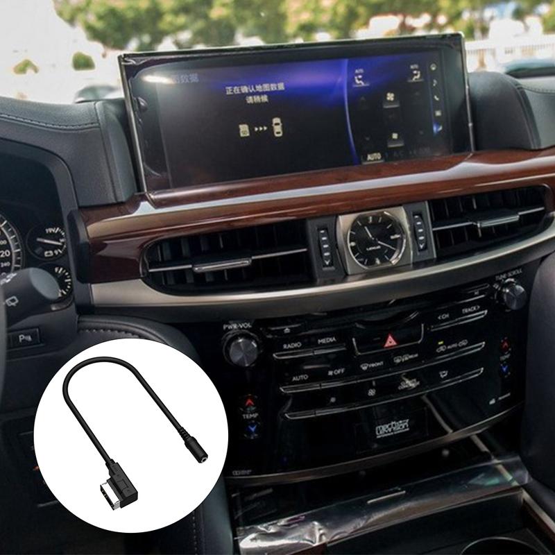 Female 3.5Mm Audio Jack To Ami Media Aux In Interface Cable Adaptor