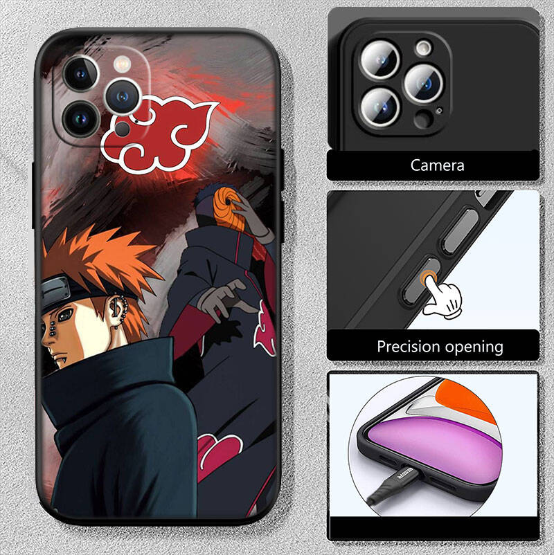 MH96 Чехол Naruto Akatsuki для Samsung A06 A35 A25 A24 A15 A05S A05 M55 M35 M15 A02 A12 A13 A10 A16 A20 A30 A22 A31 A32 A33 A42 A50