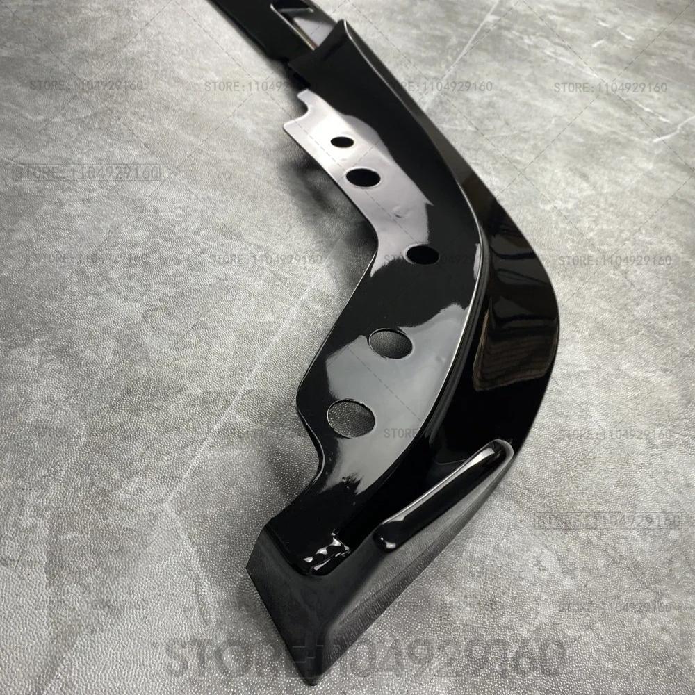 Gloss Black Car Front Bumper Splitter Lip For BMW 3 Series G20 G21 320i 330i 2019-2022 M Sport Diffuser Guard Body Kit Cover