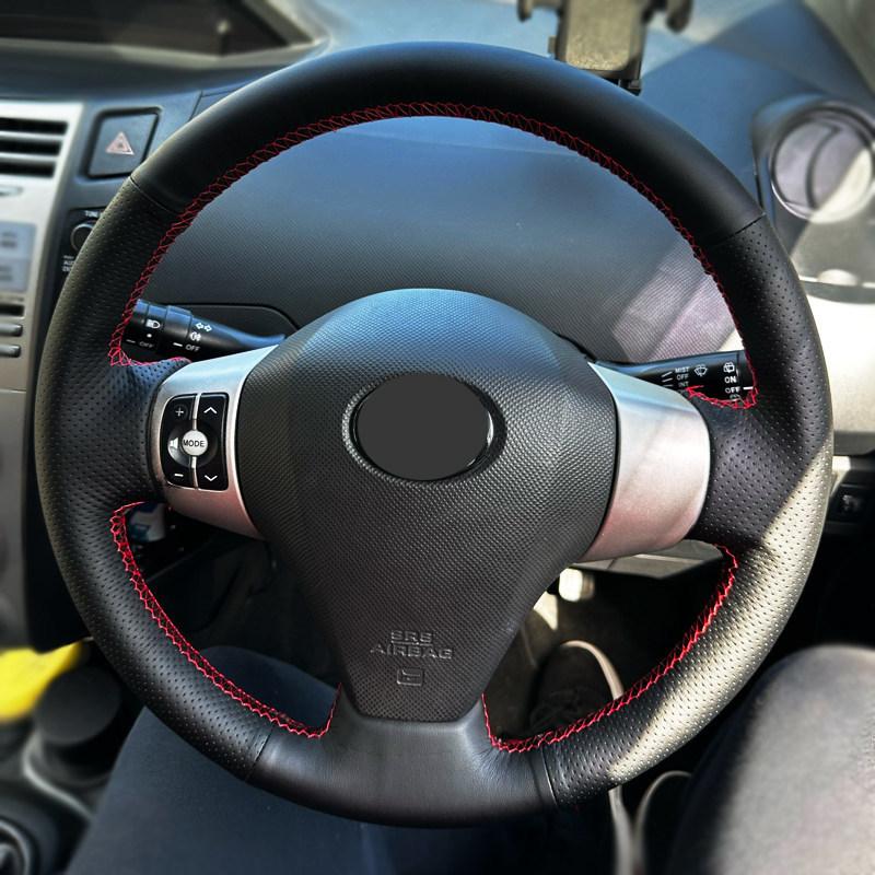 Автоаксессуары Чехол на руль Кожаная отделка Для Toyota RAV4 2006 2007 2008 2009 2010 2011 2012 Yaris 2007 - 2011 Vios 2013