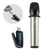 Wireless Microphone USB ALVOXCON Wireless Handheld Microphone UHF Condenser Microphone Compact Handheld Microphone ZOOM Phone Compatible Recording