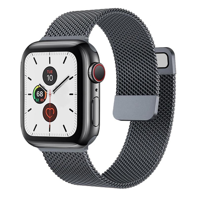 Миланская петля для Apple Watch Band 44 мм, 40 мм, 45 мм, 41 мм, 38 мм, 42 мм, 49 мм, 45 мм, браслет-ремень iWatch Series 9, 8, 7, 6 SE 5 Ultra 2, ремешок