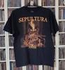 Ретро Футболка с графикой Sepultura, рок, с коротким рукавом, черная, унисекс, размеры S-5XL