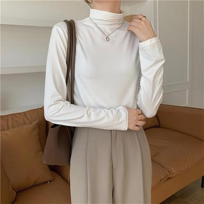Женская повседневная рубашка Slim Fit с полуворотом - свежий и теплый дизайн