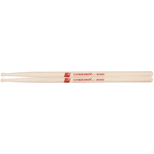 TAMA Hickory Stick, 14.5mm Diameter, 406mm, Ball Tip, Unpainted, H2145B-MS