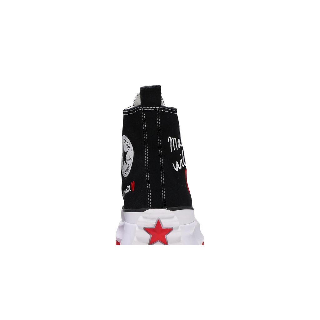 Converse Run Star Hike 'Valentine's Day' (Unisex) Black / White / University Red Skate Shoes 171120C
