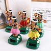 Toy Swinging Bobble Shaking Head Doll Dancing Hula Girl Solar Swinging Doll Swinging Hawaiian Girl