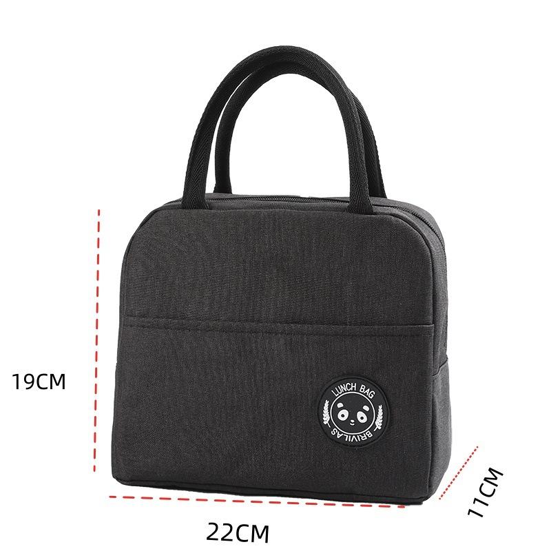 Portable Thermal Lunch Bag Picnic Food Cooler Bags Insulated Case Durable Waterproof Office Lunchbag Shoulder Strap Cooling Box