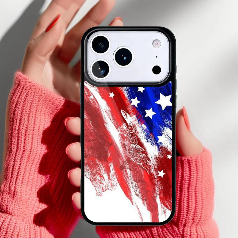 Чехол для телефона Флаг США Американский флаг для iPhone 17 16 15 14 13 Pro Max Задняя крышка для 12 11 Pro Coque