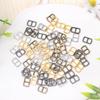 4 Colors Mini Ultra-small Diy Dolls Buckles Doll Bags Accessories Tri-glide Buckle Belt Buttons