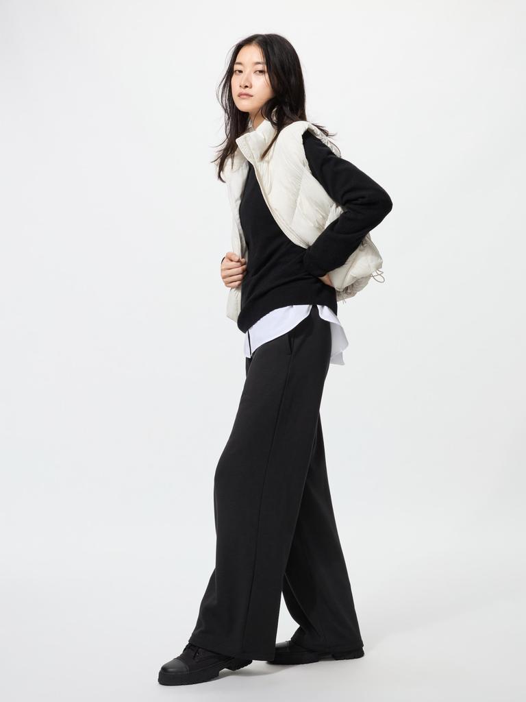 Uniqlo Теплые флисовые прямые брюки  Длина штанины от 72,5 до 75,5 см  Длинная длина