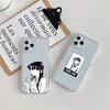 Manga Chibi Komi Shouko Komi-san Phone Case For iPhone 11 12 Mini 13 Pro XS Max X 8 7 6s Plus 5 SE XR Transparent Shell