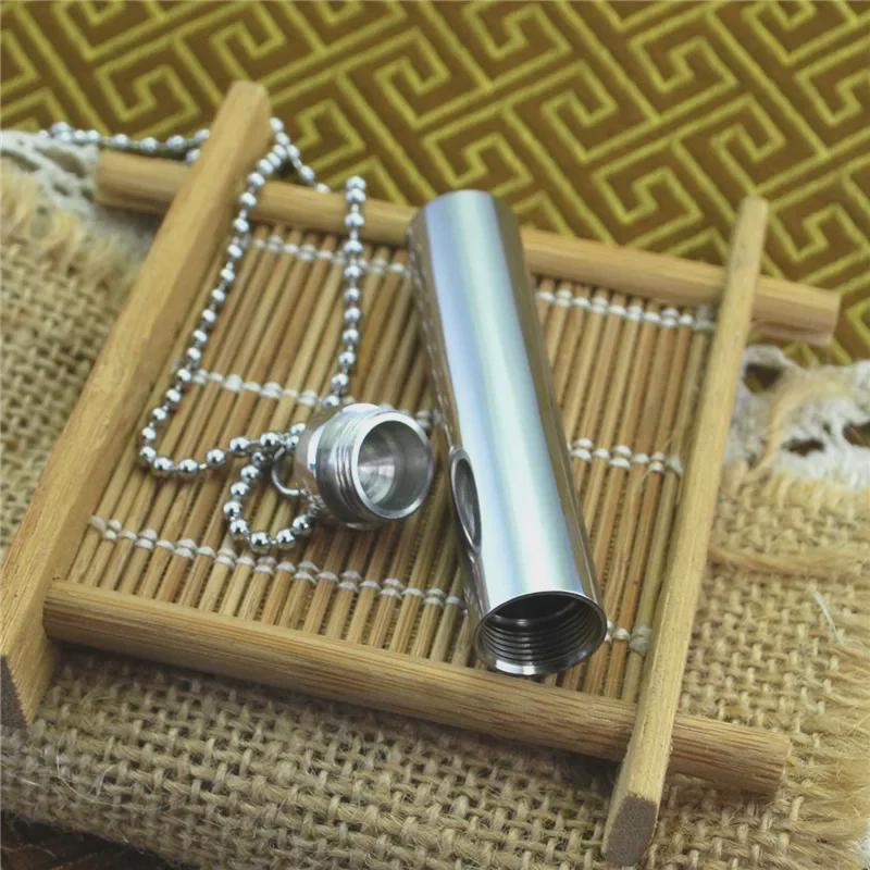 Подвеска-ожерелье в виде флакона духов из нержавеющей стали для мужчин и женщин STN002