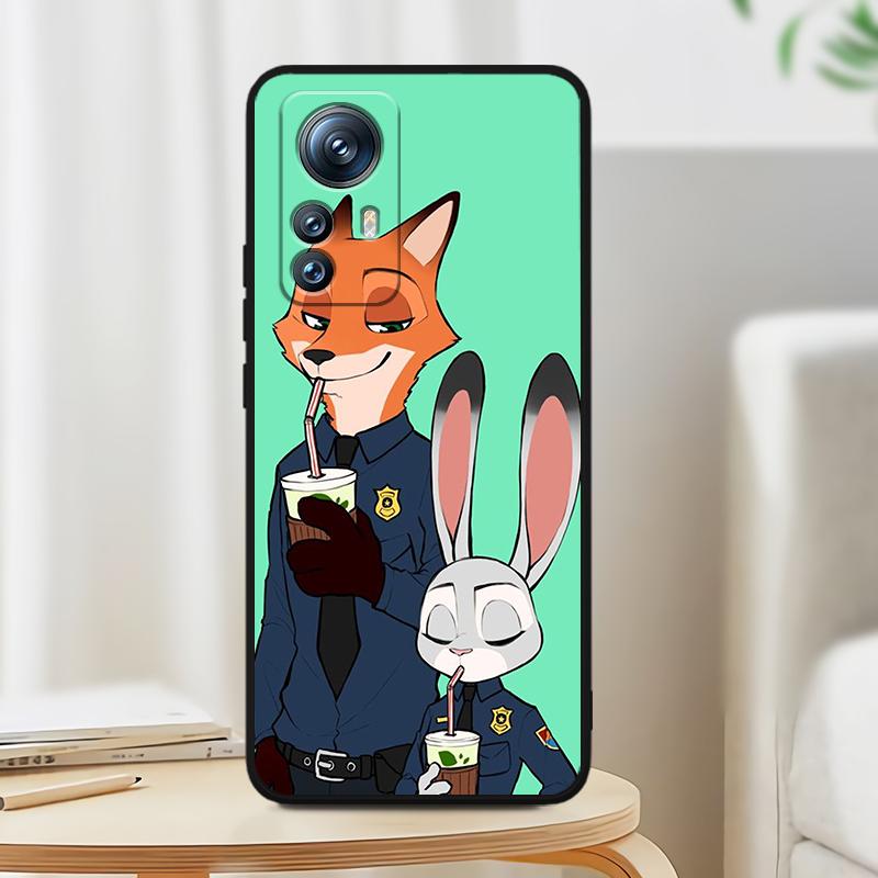 Аниме Джуди Зверополис для Xiaomi Mi 13T 13 12T 12 11T 11i 11 A3 10T 10 9 Pro Lite Ultra 5G черный чехол для телефона Funda
