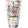 True Crime Tumbler 20oz, Criminal Minds Merch Travel Mugs, Gifts for Serial Killer Lover Tumbler for Men Women, 20oz Coffee Cup for Crime Junkie