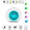 Creative Ball Alarm Clock Colorful Glow Digital Table Clock Snooze Electronic Clock With Temperature Humidity Calendar Display
